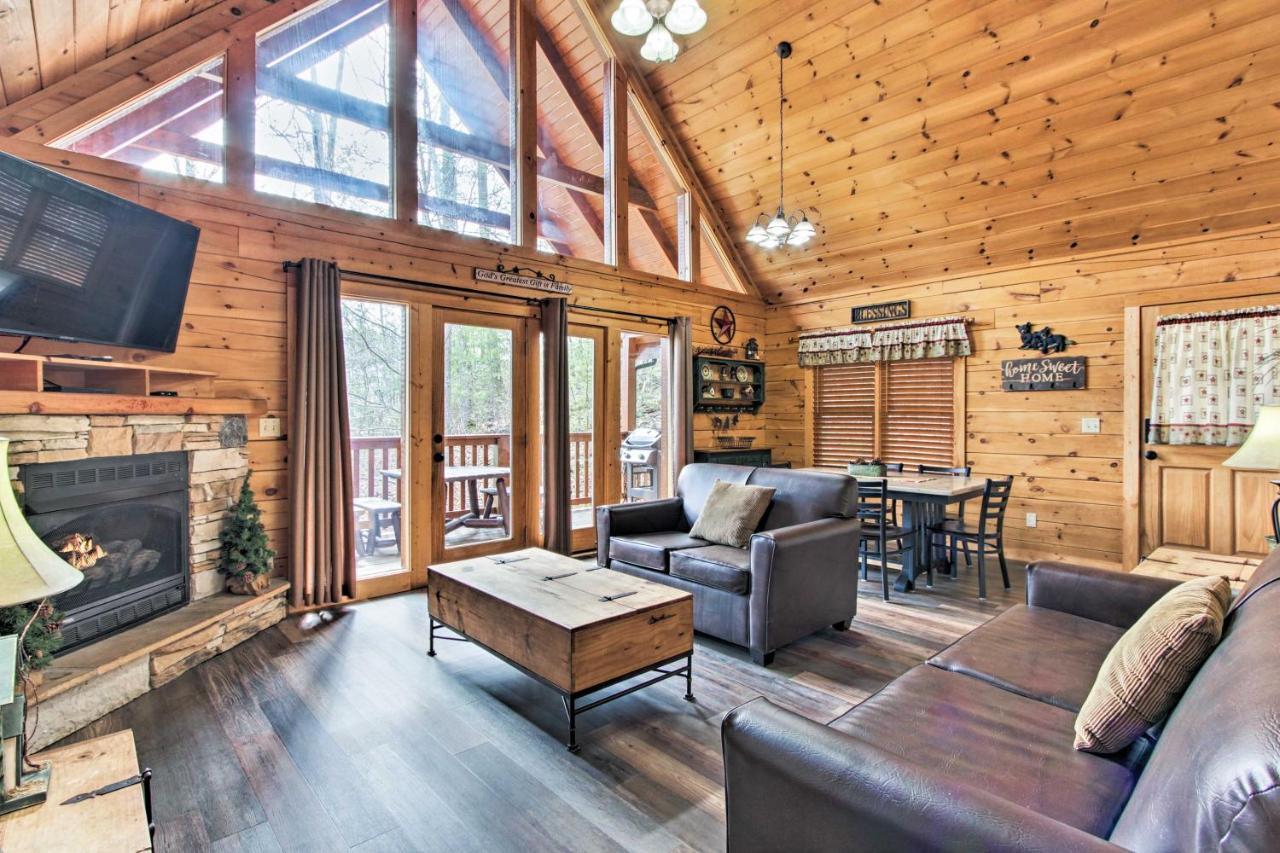 Gatlinburg Mountain Cabin With Grill And Pool Table! Luaran gambar