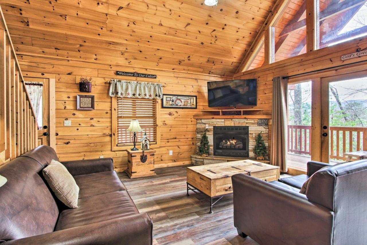 Gatlinburg Mountain Cabin With Grill And Pool Table! Luaran gambar