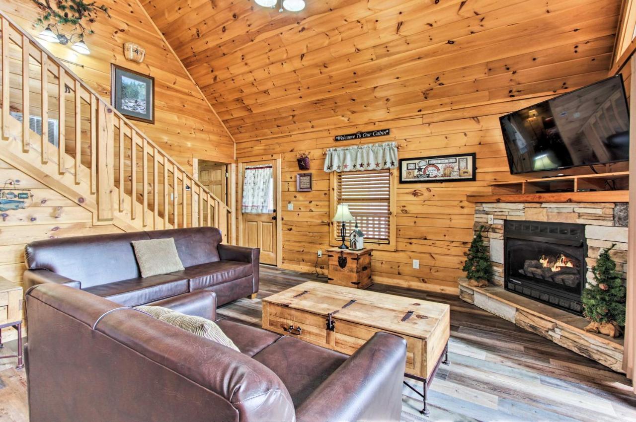 Gatlinburg Mountain Cabin With Grill And Pool Table! Luaran gambar
