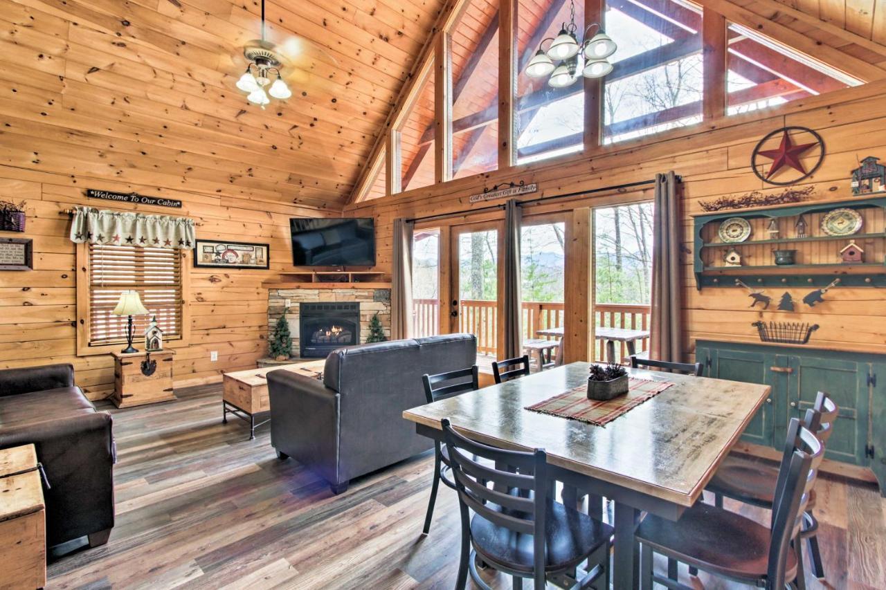 Gatlinburg Mountain Cabin With Grill And Pool Table! Luaran gambar