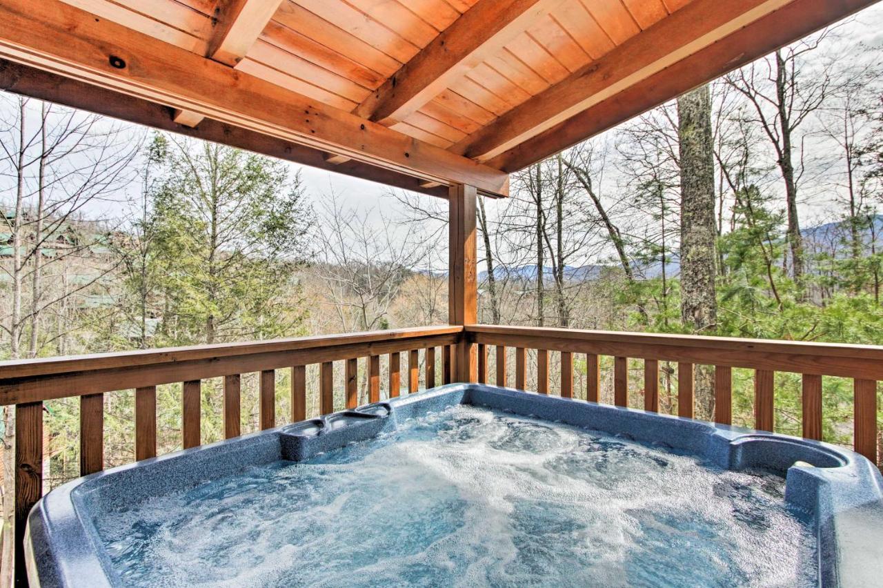Gatlinburg Mountain Cabin With Grill And Pool Table! Luaran gambar